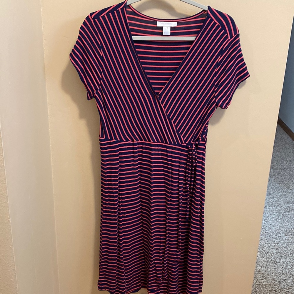 Motherhood Maternity midi knit dress